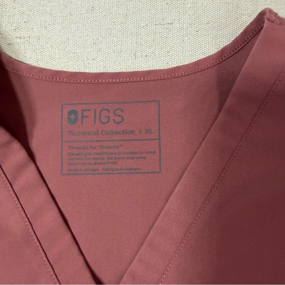 FIGS Dusty Rose Scrub Set ⚕️ XL Medical Uniform - Picture 3 of 13
